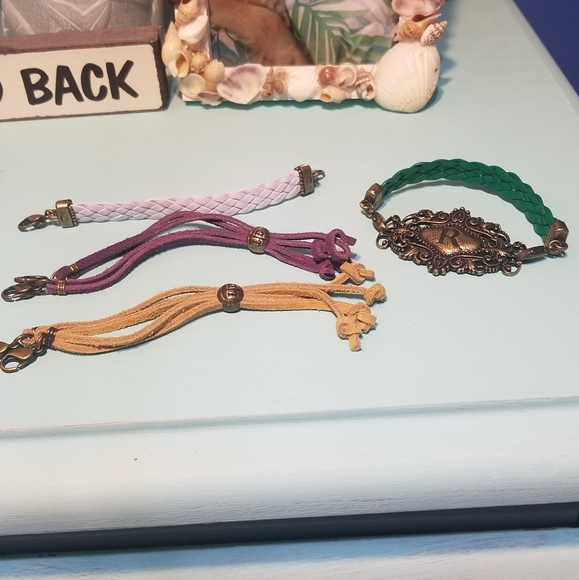 Vintage initial R changeable bracelet - Picture 2 of 6